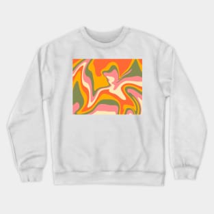 Retro Groovy Lava Lamp Crewneck Sweatshirt